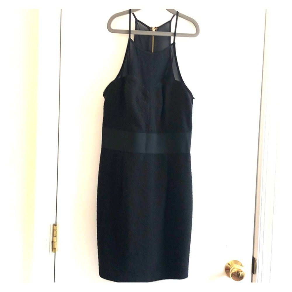 Black mini dress